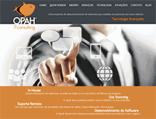 Tablet Screenshot of opah.com.br